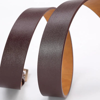Fashion PU Leather Belt Casual and Versatile for Jeans and Dresses Designer High Quality Adjustable Girdle