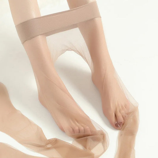 Ultra Thin Seamless Nylon Tights Sexy Sheer to Toe Stockings